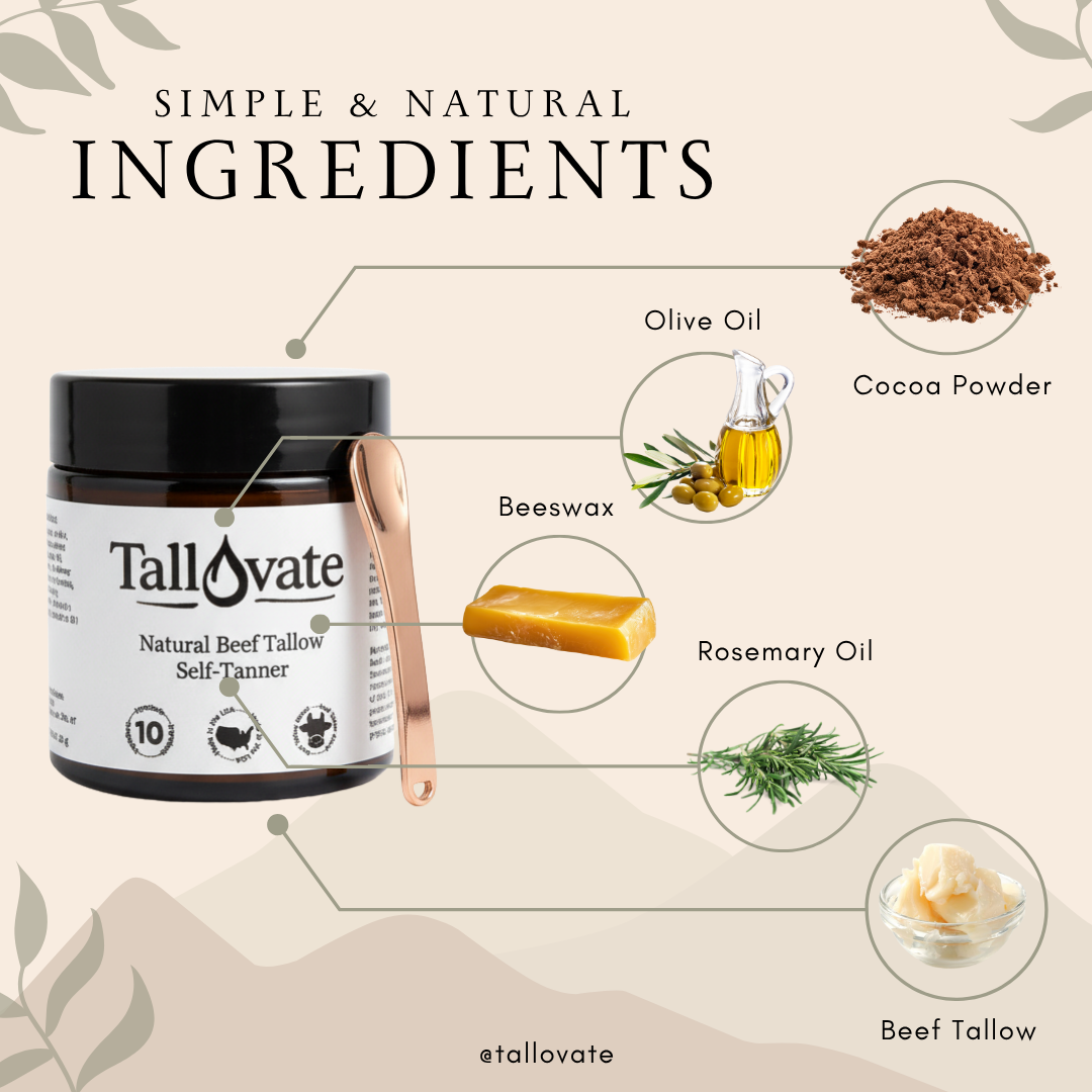 Natural Beef Tallow Self-Tanner